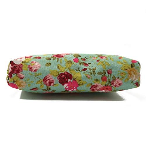 Cute Floral Buckle Coin Purses Vintage Pouch Kiss-lock Change Purse Wallets (06)