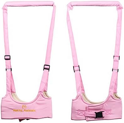Ibepro Baby Learning To Walk Baby walker Baby Toddler Walking Assistant Protective Belt Carry Trooper Walking (Pink)
