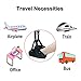 Airplane Footrest, Airplane Travel Accessories with Inflatable Travel Pillow U-Shape, Portable Travel Foot Rest Hammock for Long Trips Flights Train Bus - Travelers Businessman Necessities with Bag