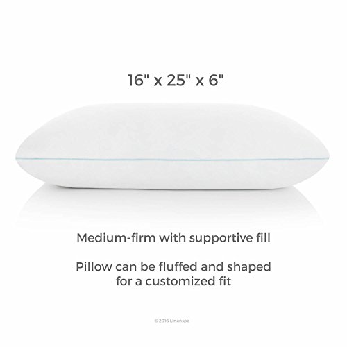 Linenspa Shredded Memory Foam Pillow With Gel Memory Foam
