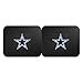 FANMATS NFL - Dallas Cowboys 2 Rear Seat Utility Mats | Black | 14