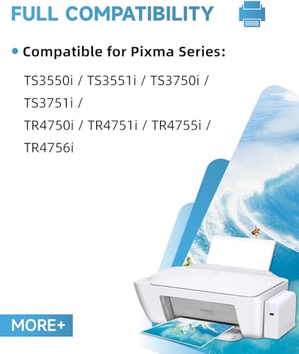 Ink Cartridges 575 576 XL, Replacement for Canon 575 and 576, PG-575 / CL-576 XL Ink Cartridges Pack of 2 Black PG-575XL & Colour CL-576XL for Pixma TS3550i TS3551i TS3750i TR4750i TR4751i