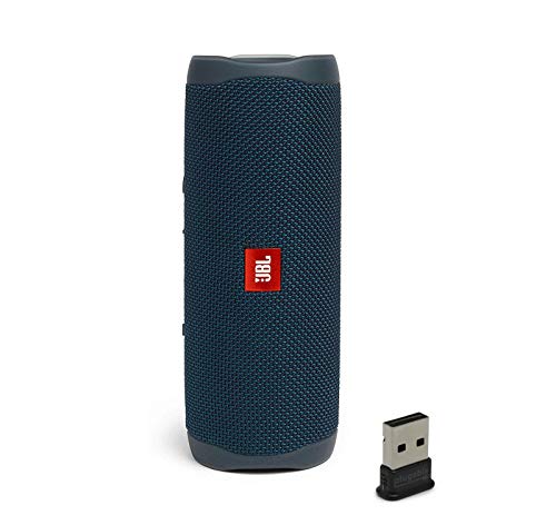 ایگرد | قیمت و خرید JBL Flip 5 بسته بلندگو بلوتوث بی سیم قابل حمل ضد آب با  آداپتور بلوتوث USB 2.0 - آبی