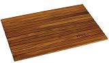 Bare Decor COSI Shower Mat in Solid Teak Wood Oiled Finish, 31.5" x 20"