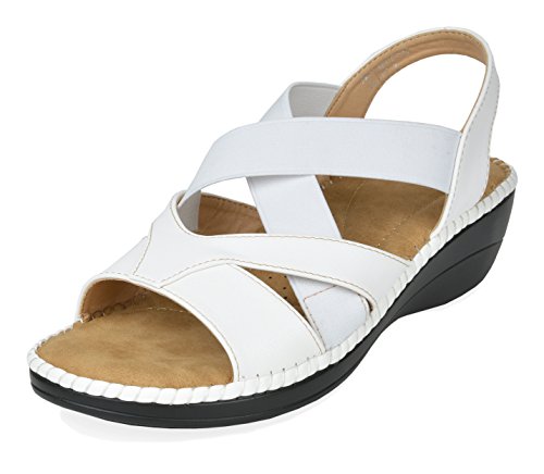white low wedges