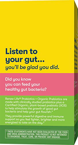 RENEW LIFE WOMEN’S DAILY PROBIOTIC + PREBIOTICS, 60 CT