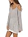 Just Quella Womens Casual Cut Off Shoulder Tops 6897