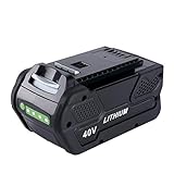 Biswaye 29472 Replacement Lithium Battery 40V 4.0Ah for GreenWorks 40V G-MAX Power Tools 29462 29252 20202 22262 25312 25322 20642 22272 27062 21242