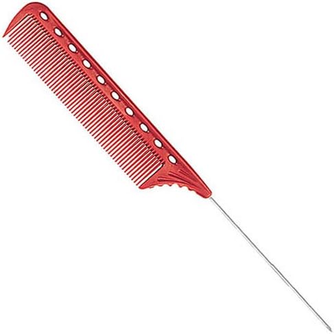 Ys Park 116 Super Winding Pin Tail Grip Comb Red