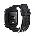 Fitbit Versa Bands, MAIRUI Protective Case Strap Rugged Shockproof Replacement Wristband for Fitbit Versa Fitness Smart Watch (Black)