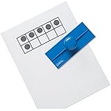 Learning Resources Ten Frame Stamp, Classroom Math Visuals Stamp, 2 Pieces, 2Â¼â€H x 6â€W