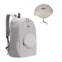 KIKISUM Lightweight Packable Backpack Travel Waterproof 2 in 1 Hiking Camping Daypack/Handbag (2- Grey)