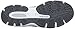 ASICS Women's Womens Gel-Netburner Ballistic Athletic Shoe, Glacier Grey/Silver/Dark Grey, 7.5 Medium US