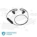 JLab Fit 2.0 Bluetooth Enabled Wireless Sports Earbuds, Bluetooth 4.1, 10mm Titanium Drivers, 6 Hour Battery Life, IP55 Sweatproof, Flexible Memory Wire, Green