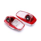 2Pcs LED Courtesy Car Door Laser Projector Logo lamp ghost Shadow Welcome Light Kit For For Porsche 997 Panamera Boxster