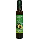 Benissimo 100% Pure Organic Avocado Oil, Cold Pressed, Allergen Free, Organic and Non-GMO Cooking Oil, 8.45 Fl Oz