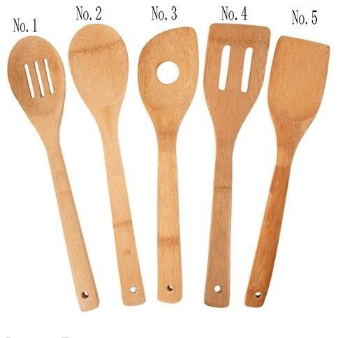 Bamboo Style 5-Piece Utensil Set