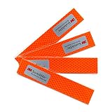 Salzmann Reflective Diamond Grade Sticker | Waterproof, All-Weather Reflective Stickers | Made with 3M Diamond Grade | Pack of 4