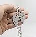Stainless Steel Best Friends Forever BFF Split Heart Pendant Necklace 2 PC