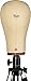Tifara Beauty Professional Canvas Cork Mannequin Block Head Wig Display with Mount Hole, 11.5' Long Neck (23')