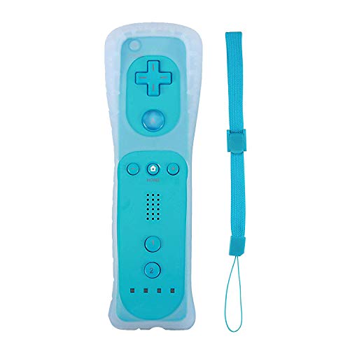 Burcica Remote and Nunchuck Controller for Wii Wii U (Blue and Blue) - Thumbnail 3