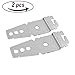 8269145 Black Dishwasher Undercounter Bracket（Upgraded Including 2 Screws and Black） 2 Pack for Whirlpool,Kitchenaid,Kenmore,Maytag - Compatible - Compare to 8269145 / WP8269145/ AP3039168/ PS393134