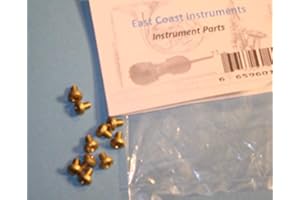 East Coast Instruments Saxophone Key Guard screws for Yamaha models (10 brass screw pack)