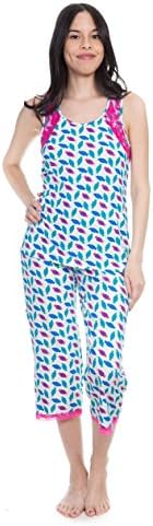 Ladies 2pc Tank and Capri PJ Set