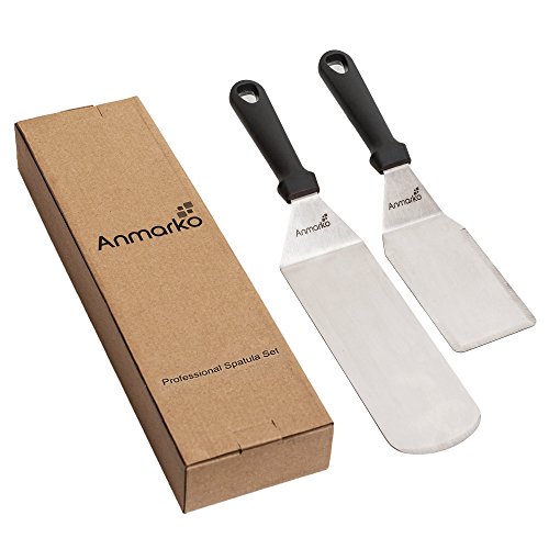 Metal Spatula Set Griddle Spatula Griddle Scraper and Pancake