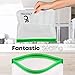 5 Reusable Storage Bags Extra Thick - Reusable Ziplock Bags Perfect for Food Storage, Snacks or Veggies–Premium Leak-Free Baggies for Travel or Make Up - Eco Friendly Large pack