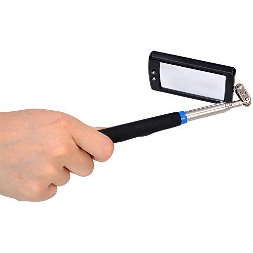 7TECH Lighted Telescoping Inspection Mirror LED Lighted Inspection Mirror, 360 Degree Swivel - Thumbnail 4