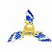 Newest Alloy Tri-Spinner Hand Spinner Spinner Fidget Toy New Style Gfits Toys , EDC ADHD Focus Stress Reducer Relieve Anxiety Autism (blue)