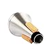 Andoer Trumpet Straight Mute Sourdine Aluminum Alloy Silver Color