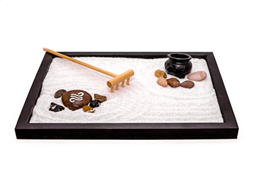 Zen factory - deluxe zen garden kit - best for your des…