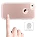 ULAK iPhone SE Case Rose Gold,iPhone 5S Case,iPhone 5 Case, Hybrid Shockproof Hard PC+Soft Silicone Anti-Slip Durable Dust Scratch Protective Cover for Apple iPhone SE/5S/5,Rose Gold