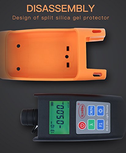 Komshine Basic optic fiber Loss Tester KLT-25M Optical Fiber Loss Test Kit with Optical Power Meter/Optical Light Source/VFL 1mw - Thumbnail 4