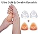 LLMoon Silicone Bra Pads Inserts, Transparent Cleavage, Enhancing Breast Pads(2 Pairs)
