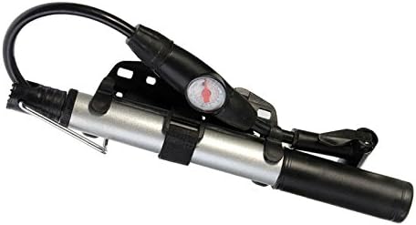 Zadaro Mini High Pressure Bike Floor Pump Portable Bicycle Inflator Tire Bal