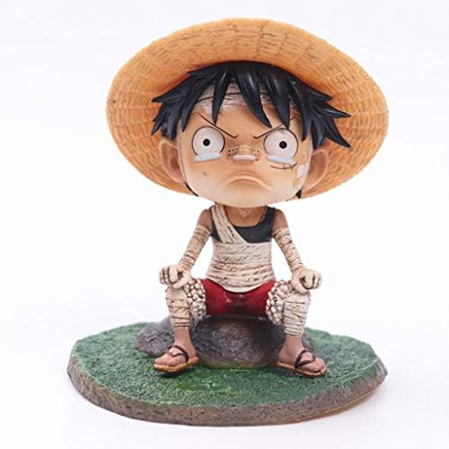 Anime Figure One Piece Anime PVC Bandage Road Fly Crying Road Fly Cartoon Character Toy Ornaments (10cm)