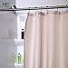 SlipX Solutions Soft Beige Fabric Shower Curtain Liner Works as Curtain or Liner (70 x 72, Mildew Resistant, Highly Water Resistant, Woven Cloth)