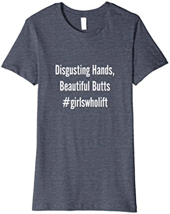 Womens Girls Who Lift Funny Lifting Tshirt Medium Heather Blue