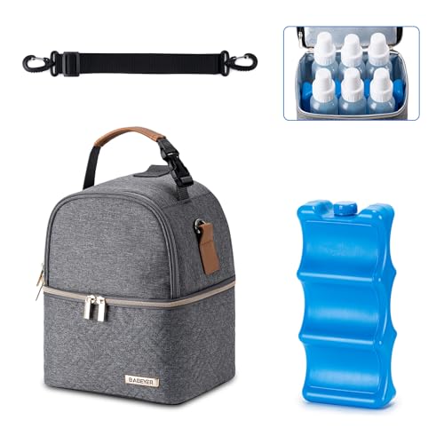 BABEYER Breastmilk Cooler Bag with Ice Pack