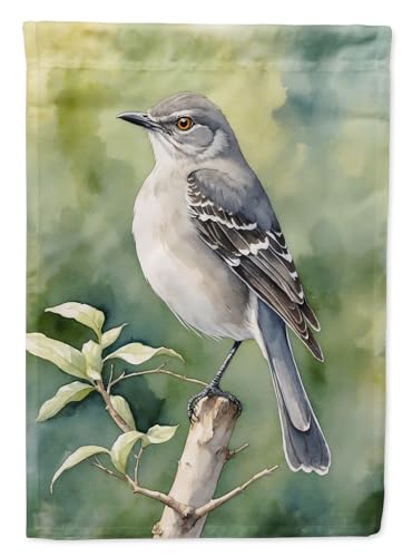 Caroline's Treasures Arkansas Northern Mockingbird House Flag Large Porch Sleev…