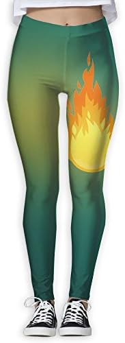 XiUHAJEDSS Women's Full-Length Printed Yoga Pants Pure Color