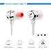 SoundPEATS Noise Cancelling Headphones In-Ear Stereo Earphones Comfort-Fit Earbuds with Mic (Tangle Free Flat Cable, Metal Housing, iPhone and Android Compatible)- M20 Silver