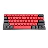 (Only Keycaps) Red Keycaps 60 Percent Custom Key Caps Set with Key Puller for Cherry MX Switches/ RK61/GK61/Anne Pro…
