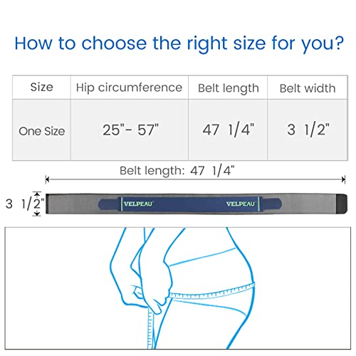 VELPEAU Sacroiliac Belt Si Belt Support for Lower Back, Si Joint
