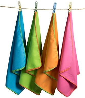 The Beach Palm Microfiber Towel - Absorbs More, Dries Faster, Compact for Travel, Antibacterial, XL (71” x 32”) - M (27” x 16”) for Beach, Pool, Sports, Swim, Gym, Camping &amp; Outdoors.