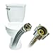 Fluidmaster B1T06 Toilet Connector, Braided Stainless Steel - 3/8 Female Compression Thread x 7/8 Female Ballcock Thread, 6-Inch Length