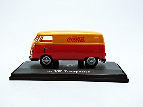 Motor City Classics 1962 Volkswagen Cargo Van (1:43 Scale), Red/Yellow